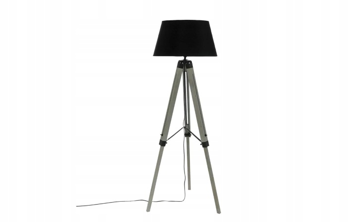 Stojací lampa Runo, dřevěná, výška 145 cm