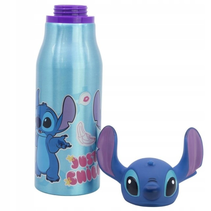 Пляшка STITCH для дітей для води з кришкою 3D для напоїв DISNEY 690 мл — фото 3