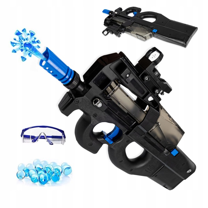 BIG ELECTRIC RIFLE GUN FOR GEL BALLS Main color black