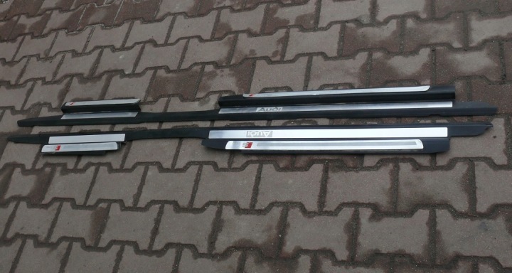 lišty krytky PRAHU prahový S-LINE AUDI S6 A6 C5