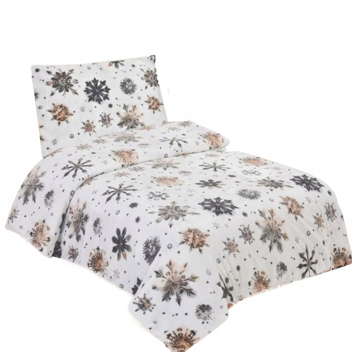 Jahu Povlečení mikroflanel Nord flake 140x200, 70x90 cm