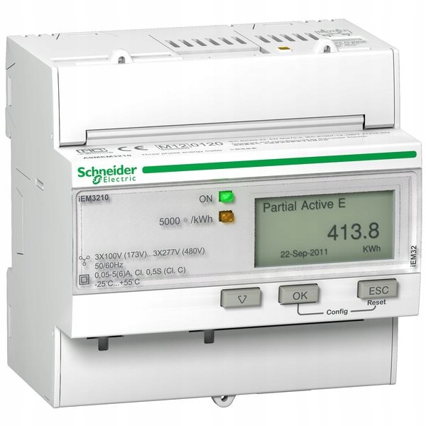 Schneider Electric elektroměr iEM3210 Ct MID A9MEM3210