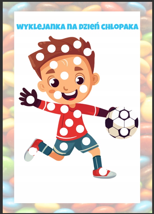 POMOCE DYDAKTYCZNE PDF DZIEN CHLOPAKA картки роботи класу 1-3 для друку