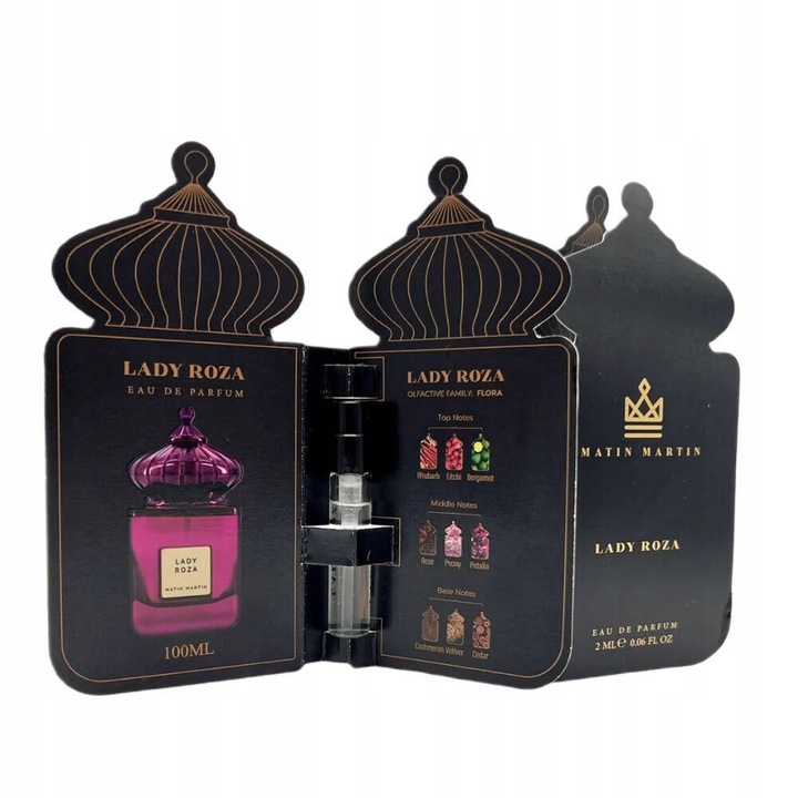 matin martin lady roza woda perfumowana 2 ml     