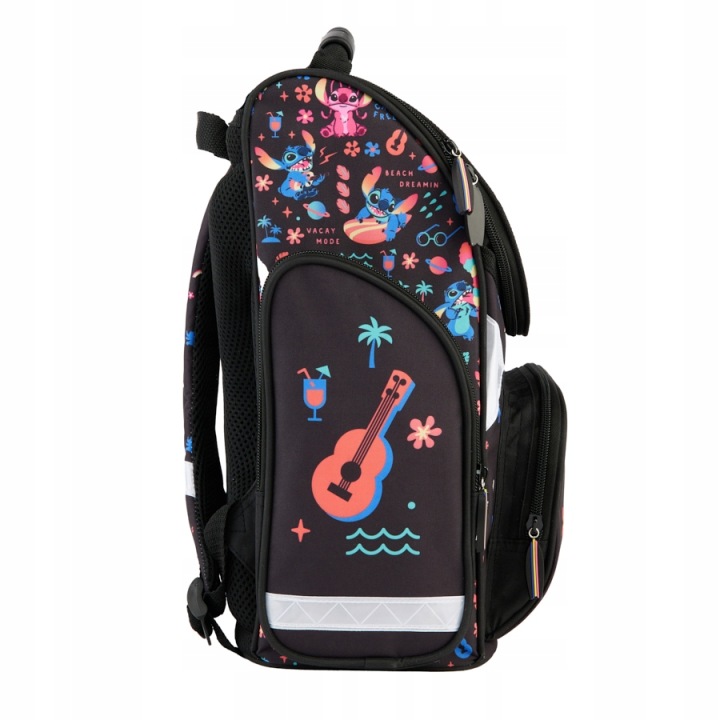 Ранець шкільний STITCH PASO для дівчинки клас 1 2 3 чорний DISNEY — фото 2