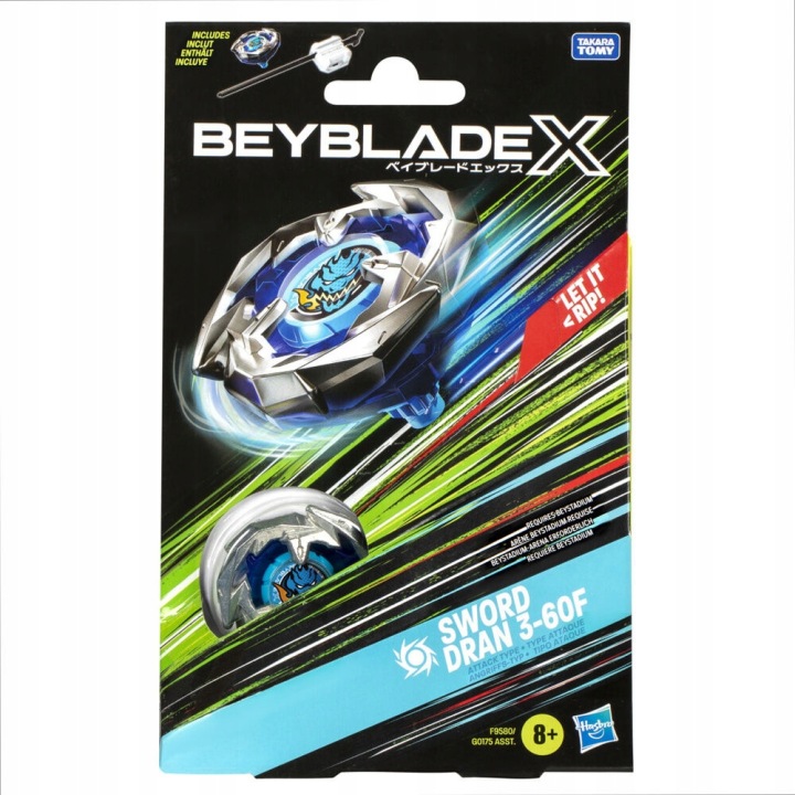 Набір ігор Beyblade X Sword Dran 3-60F - створи свої кеглі! — фото 5