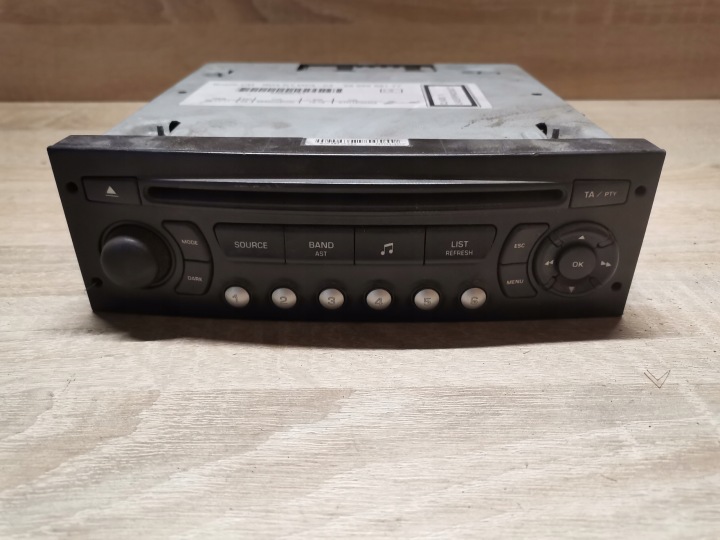 RADIO FABRYCZNE CITROEN BERLINGO III PEUGEOT PARTNER II 9666968177