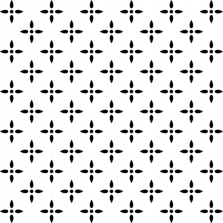 Omítací Malířská Šablona LuxBud Geometric 6 62x62 cm Moderní dekor
