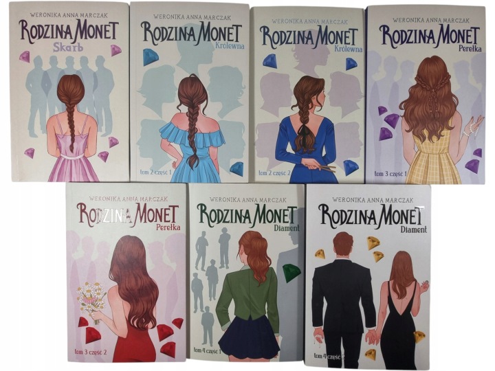 Zdjęcie egzemplarza: Rodzina Monet / zestaw 7 książek / Weronika Anna Marczak Komplet