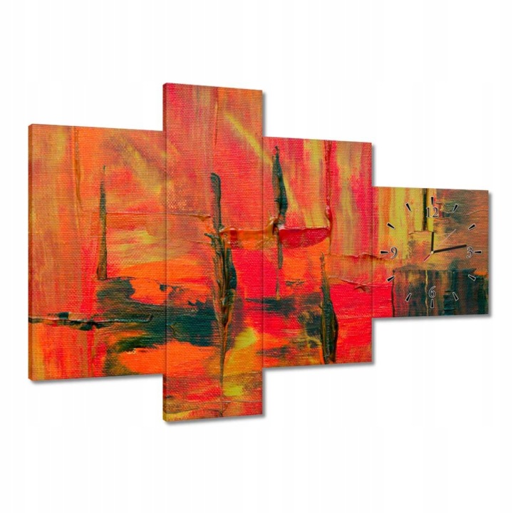 Hodiny 100x70 Abstrakce Isaac