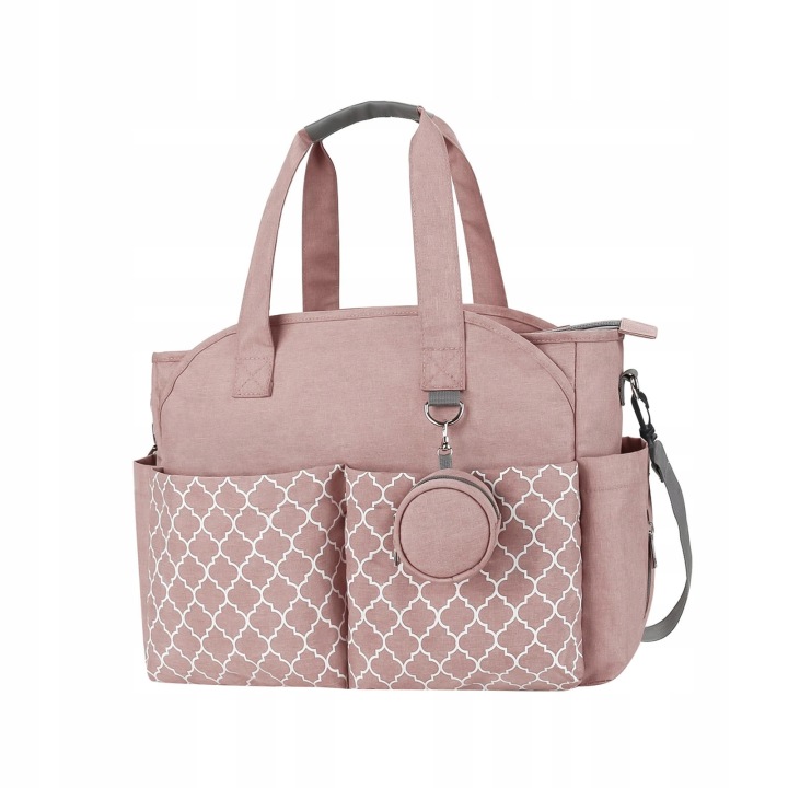 Водонепроникна сумка Nappy Bag Tote Сумка на плече з сумкою для пляшки — фото 7