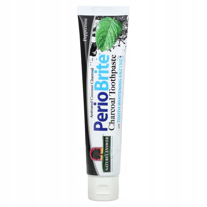 Nature's Answer, PerioBrite Графітовий Зубна паста, Peppermint, 4 oz (113.4 г) — фото 2