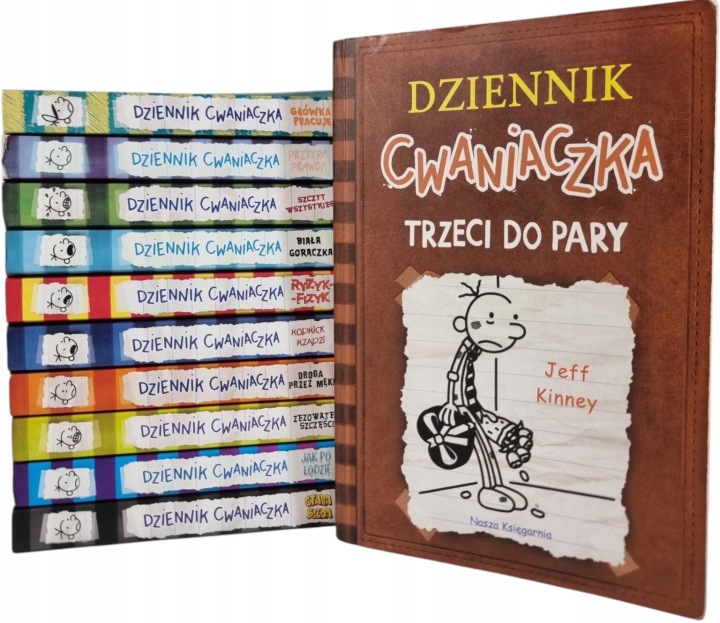 Zdjęcie egzemplarza: Dziennik Cwaniaczka / zestaw 11 książek / Jeff Kinney