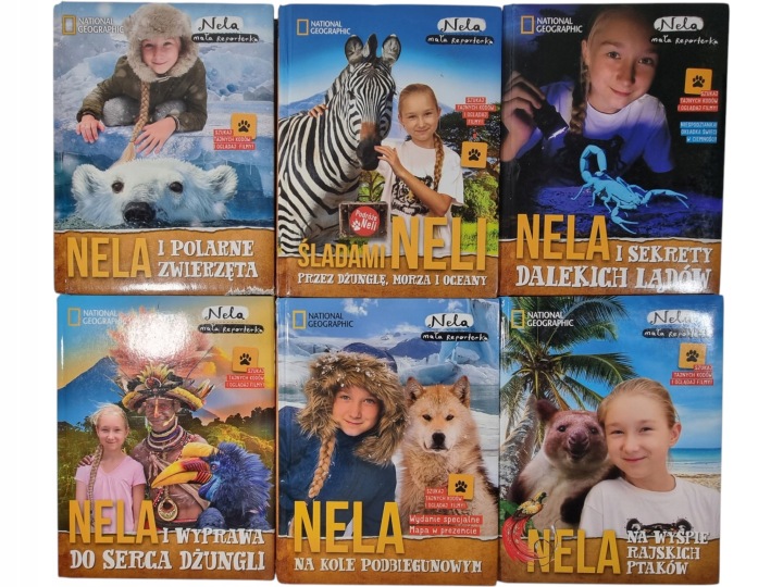 Zdjęcie egzemplarza: Nela Mała Reporterka / zestaw 6 książek dla dzieci i młodzieży