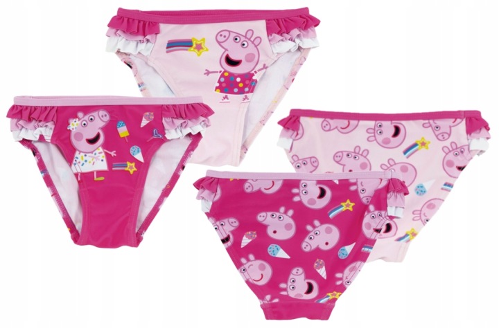 Купальник PEPPA PIG свинка плавки трусики 86/92 дівчачі 2 шт. — фото 6