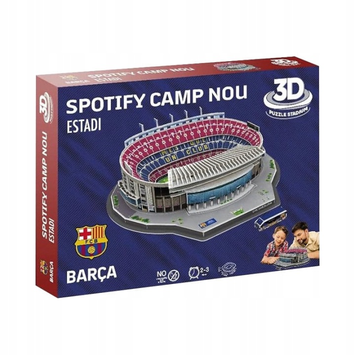 HABARRI стадіон футбольний CAMP NOU BARCELONA пазли 3D — фото 12