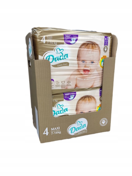 Підгузки Dada Extra Care Розмір 4 168 шт.