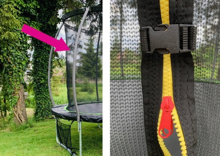 Сітка Внутрішня для батута Sport Max 16ft Рожева