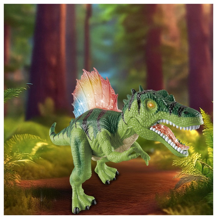INTERACTIVE DINOSAUR REMOTE CONTROLLED ROBOT FOR CHILDREN EFFECTS SOUND LED Effects sound movement light