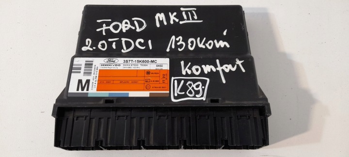 Ford Mondeo MK III 2,0TDCI komfortsteuergerät 3S7T15K600MC (K89)