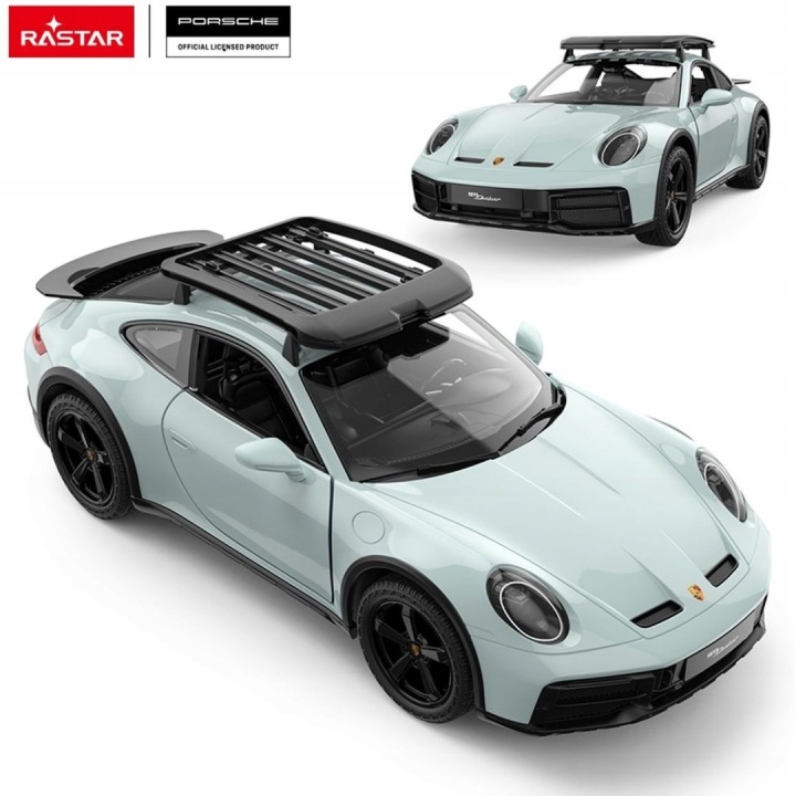 Машинка Р./ C 1:14 Porsche 911 Dakar М'ятний RASTAR Rastar — фото 3