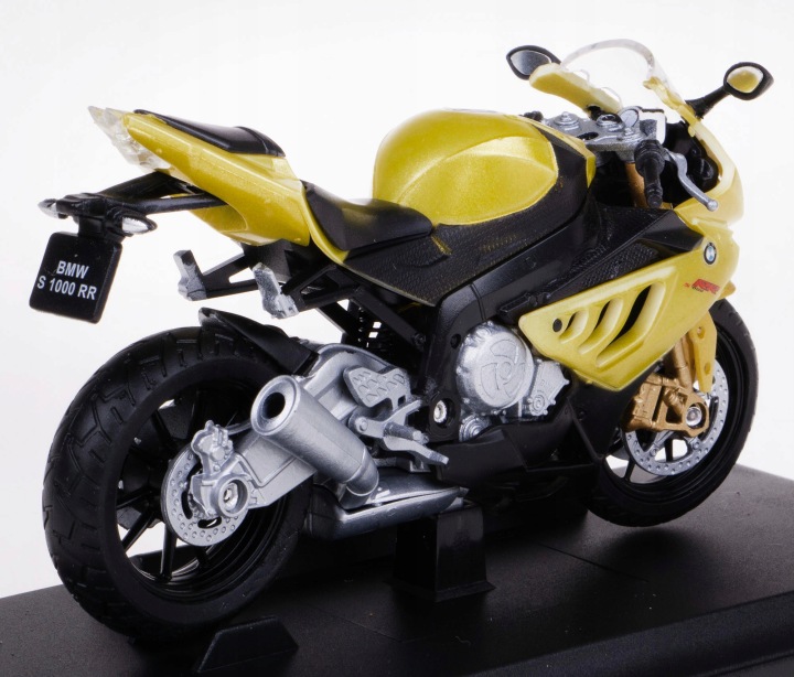 BMW S1000 RR модель WELLY мотоцикл гонщик 1:18 — фото 10