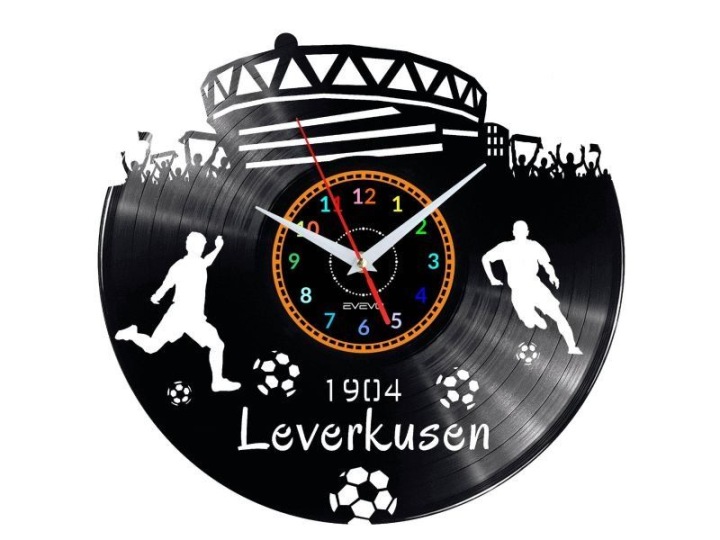 Leverkusen Dekorativní Nástěnné Hodiny Moderní Vinylová Deska Na Pre