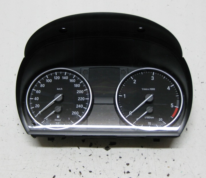 BMW E91 2.0 D 09R Instruments tachymètre compte tours Horloge montre tableau bord 9187060