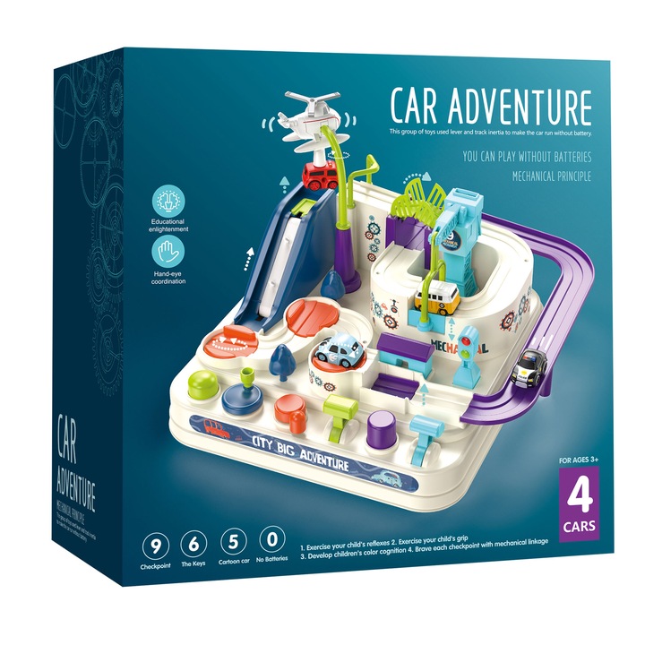 Interactive Obstacle Course + Vehicles Exit Parking Vehicle type car track