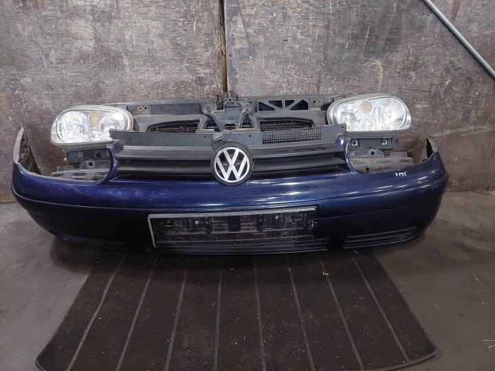 Complet Avant Capot Pare choc Feux phare Armature VW GOLF IV LB5N