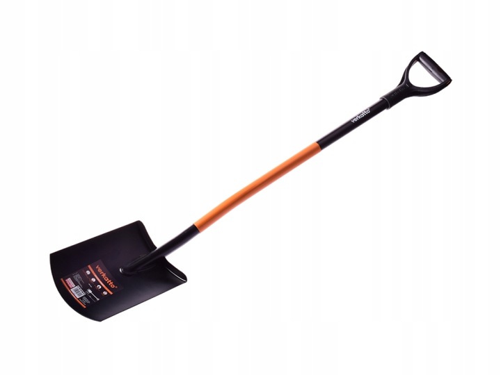 Rovný Rýč S Kovovou Násadou „dp“ 1240 MM.