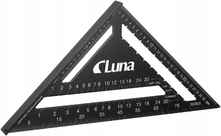 Univerzální úhelník Luna Alu 300 mm truhlářský hliníkový 281090209