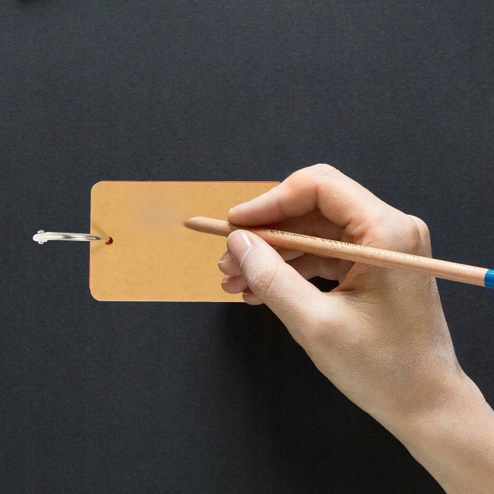 8 шт. блокнот DIY картки паперові з металевим кільцем — фото 8