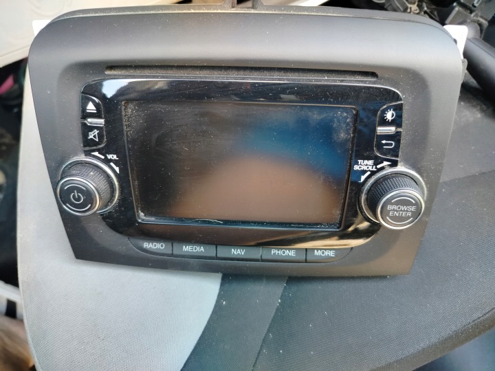 navigacia RODIO CD FIAT 500L 500 L 07355627680 VP2 ECE DAB NAV KOD