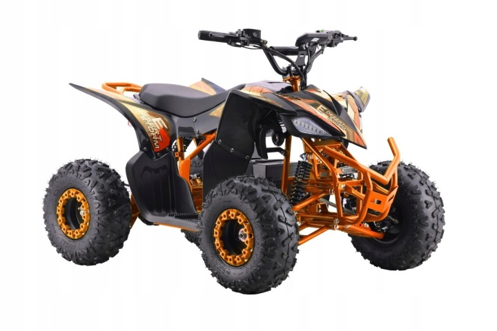 Quad DESERT STORM LIFT Електричний 800 Вт 48 В Акумулятор 20 Аг Помаранчевий — фото 4