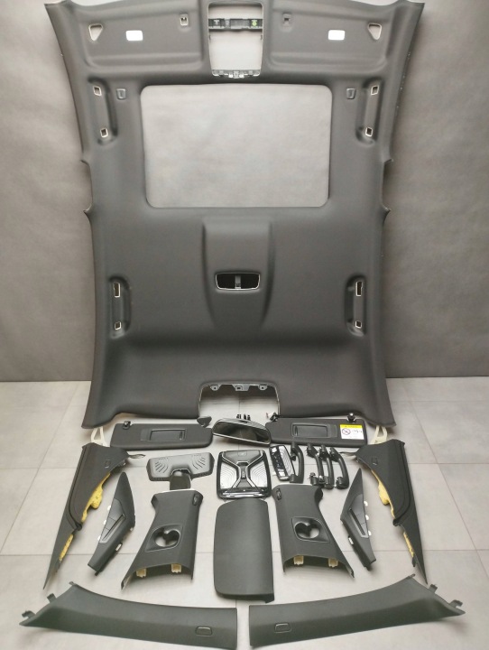BMW 7 G11 roof upholstery pillars black, UK