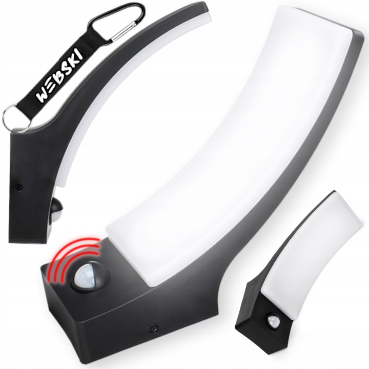 Zahradní fasádní Led lampa Lampa s senzorem pohybu soumraku