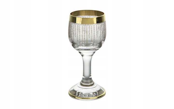 Sada 6 sklenic na vodku 25 ml Koral Gold
