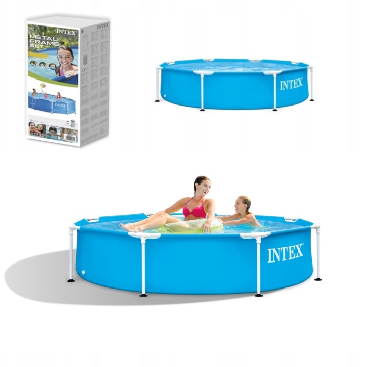 Басейн каркасний Intex Metal Frame Pool — фото 9