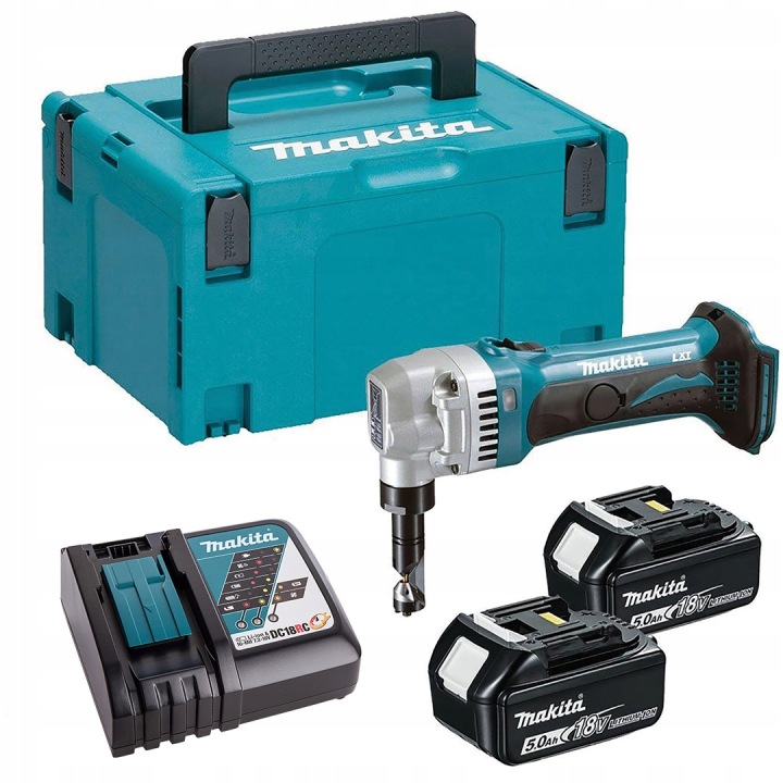 Nůžky na vlnité plechy 2x5Ah Makita DJN161RTJ