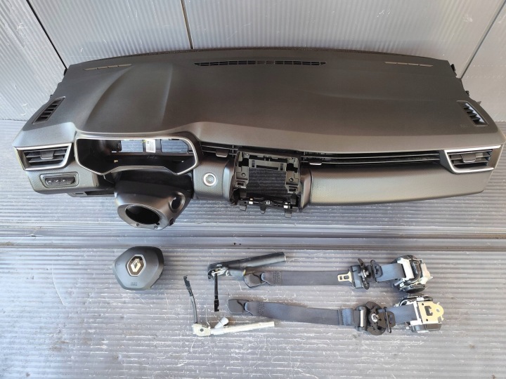 RENAULT CLIO V consolle airbag CINTURA SICUREZZA ANTERIORI KOMPLET DEMONTAZ