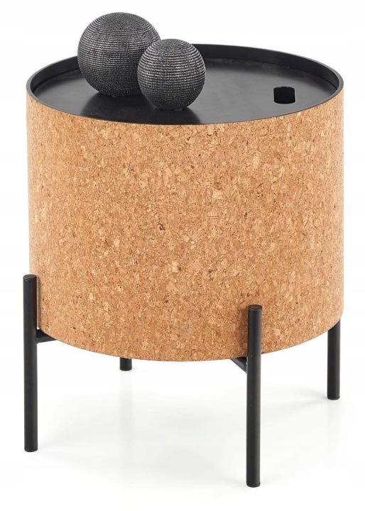 Konferenční stolek Sasha Cork s úložným prostorem 38 cm