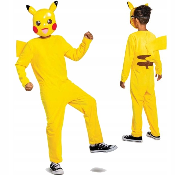 Уцінка костюм карнавальний POKEMON PIKACHU костюм 109-126 см (вживаний)