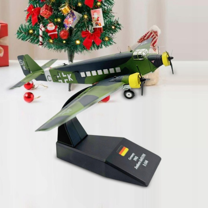 Сплав 1/144 JU52 Літак Diecast Колекція моделей Подарунок Прикраса Сплав — фото 5