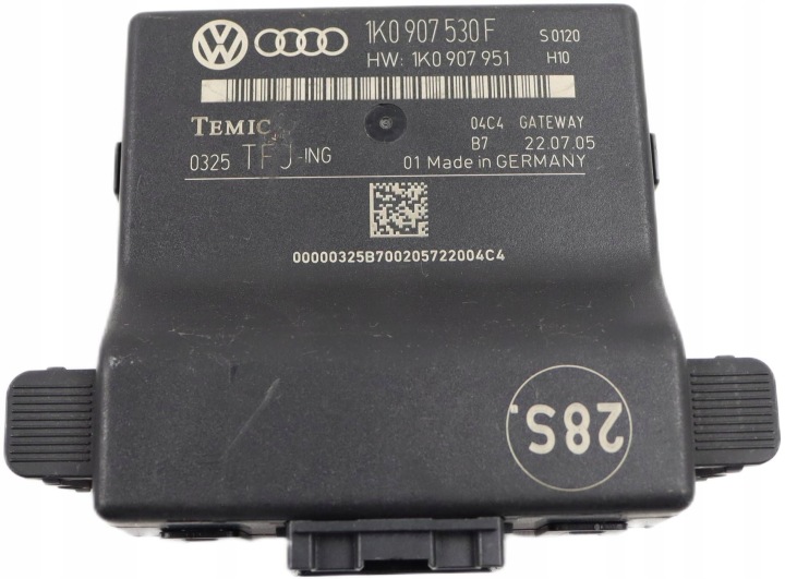 VW TOURAN und GOLF V SKODA OCTAVIA II modul GATEWAY 1K0907530F
