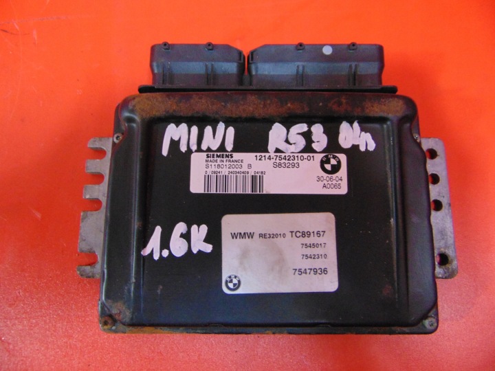 MINI COOPER S R53 R50 1.6 K UNITÉ DE CONTRÔLE MOMPUTER MOTEUR 7542310
