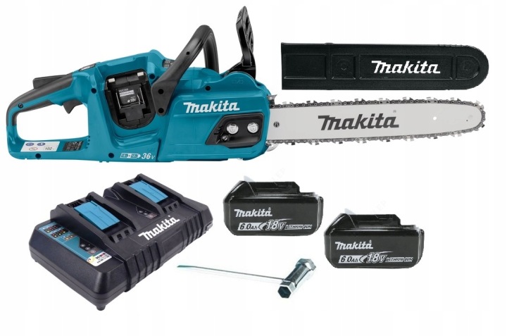 Pila akumulátorová 18V baterie Makita DUC355 Nejsilnější dřevo 6