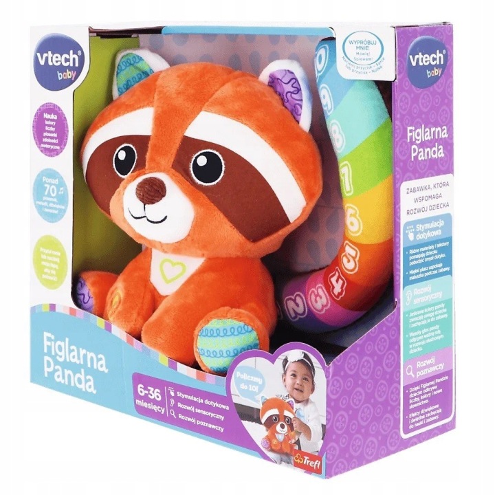 VTECH плюшева інтерактивна грайлива панда — фото 4