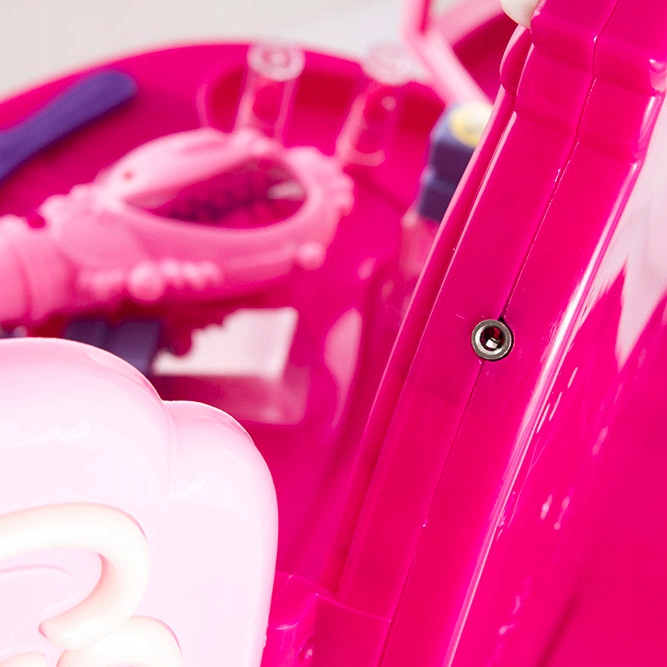 Великий туалетний столик для дітей дівчинки з дзеркалом сушарка звуки і світло MP3 — фото 14