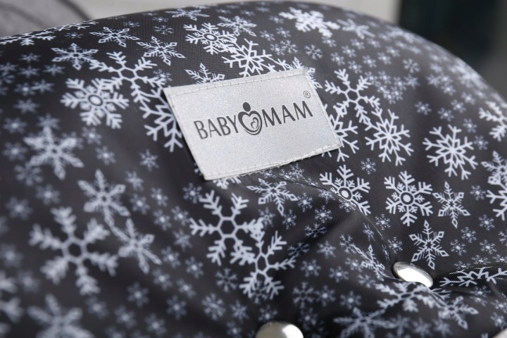 Муфта для візка утеплена рукавиця на санки преміум BABYMAM — фото 3